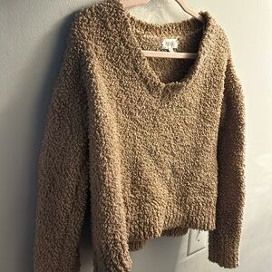 Pink rose sweater shirt